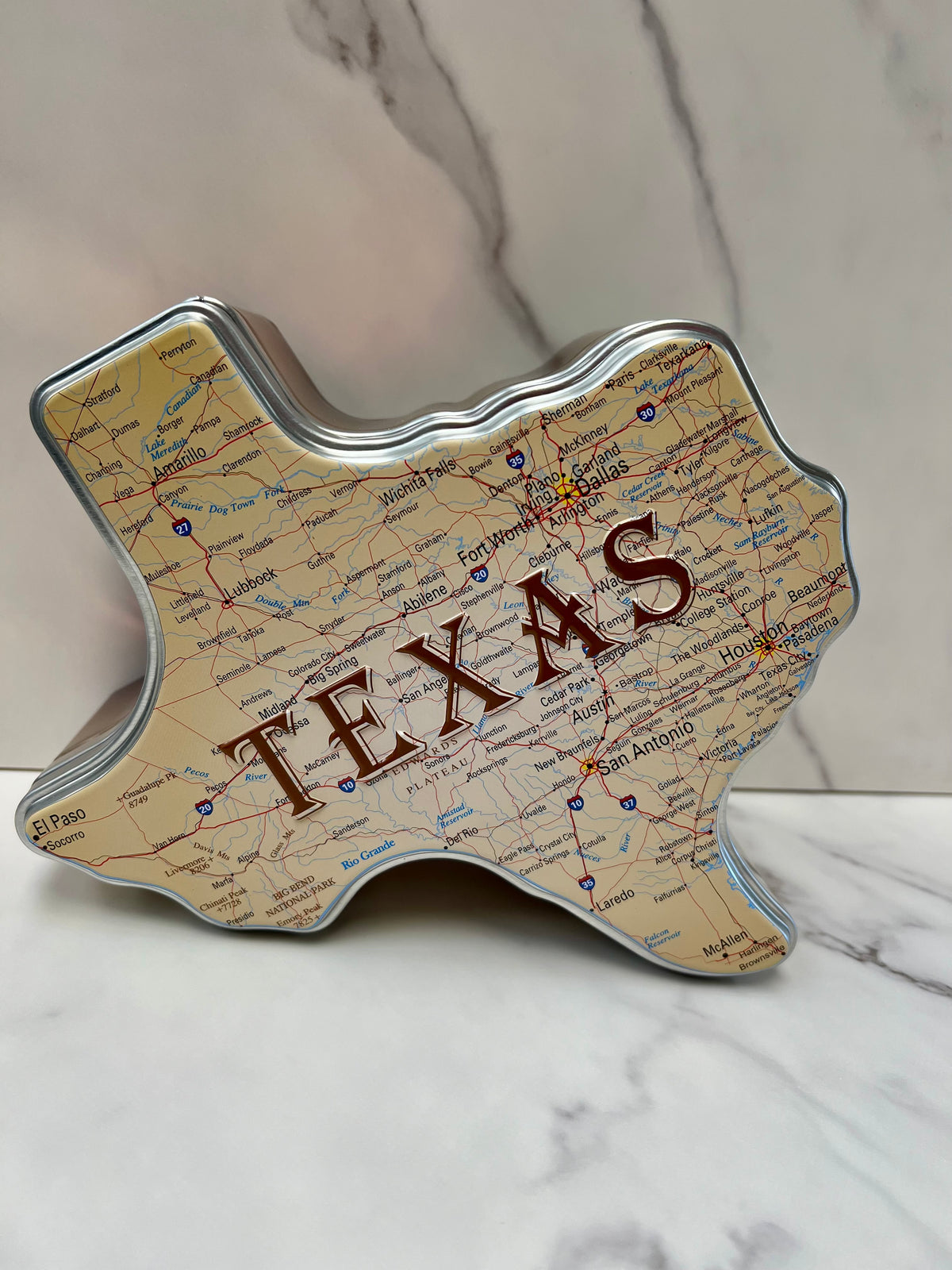 Texas Shaped Tin
